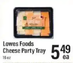 Lowes Foods Lowes Foods Cheese Party Tray offer