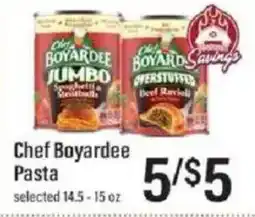 Lowes Foods Chef Boyardee Pasta offer