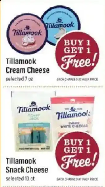 Lowes Foods Tillamook Cream Cheese offer
