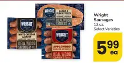Safeway Wright Sausages offer