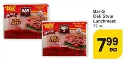 Safeway Bar-s deli style lunchmeat offer