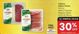Safeway Citterio Italian Meats offer