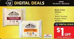 Safeway Black Creek Cheddar Cheese offer