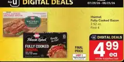 Safeway Hormel fully cooked bacon offer