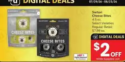 Safeway Sartori Cheese Bites offer