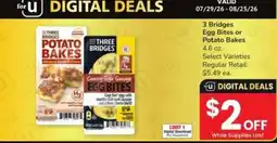 Safeway Three Bridges egg bites or potato bakes offer