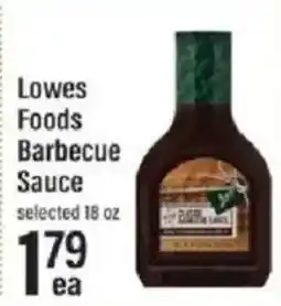 Lowes Foods Lowes Foods Barbecue Sauce offer