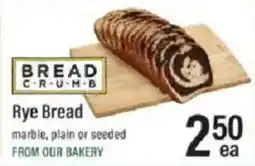 Lowes Foods Bread Crumb Rye Bread offer