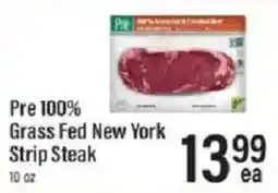 Lowes Foods Pre Grass Fed New York Strip Steak offer