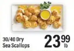 Lowes Foods 30/40 Dry Sea Scallops offer