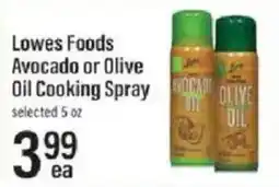 Lowes Foods Lowes Foods Avocado or Olive Oil Cooking Spray offer