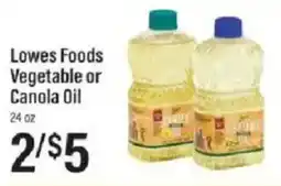 Lowes Foods Lowes Foods Vegetable or Canola Oil offer