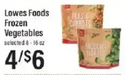 Lowes Foods Lowes Foods Frozen Vegetables offer