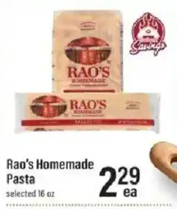 Lowes Foods Rao's Homemade Pasta offer