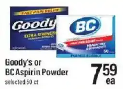 Lowes Foods Goody's or BC Aspirin Powder offer