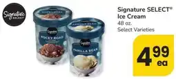 Safeway Signature Select Ice Cream offer