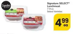Safeway Signature Select Lunchmeat offer