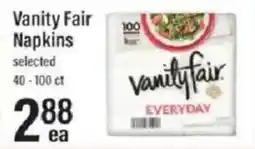 Lowes Foods Vanity Fair napkins offer