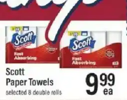 Lowes Foods Scott paper towels offer