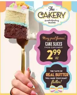 Lowes Foods The Cakery cake slices offer