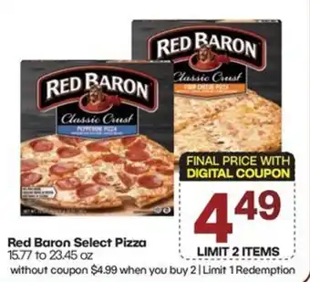 Harp's Market Red Baron Select Pizza offer