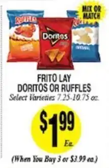 Arlan's Market Frito Lay Doritos or Ruffles offer