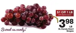 Harp's Market XL Candy Heart Grapes offer