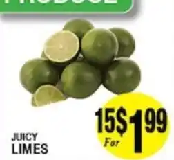 Arlan's Market Juicy Limes offer