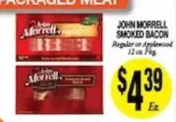 Arlan's Market John Morrell smoked bacon offer