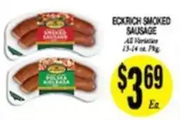 Arlan's Market Eckrich smoked sausage offer