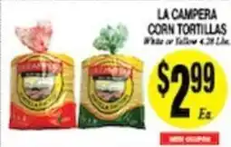 Arlan's Market La Campera corn tortillas offer