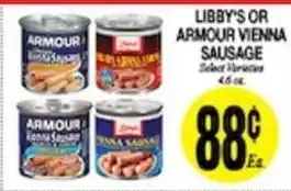 Arlan's Market Libby's or Armour Vienna Sausage offer