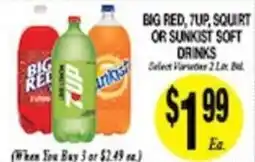 Arlan's Market Big Red, 7up, Squirt or Sunkist Soft Drinks offer