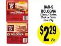 Arlan's Market Bar-s bologna offer
