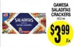 Arlan's Market Gamesa saladitas crackers offer