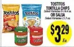 Arlan's Market Tostitos tortilla chips offer