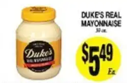 Arlan's Market Duke's real mayonnaise offer