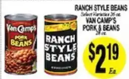 Arlan's Market Van Camp's ranch style beans offer