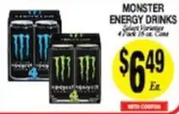 Arlan's Market Monster Energy Drinks offer