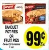 Arlan's Market Banquet pot pies or fruit pies offer
