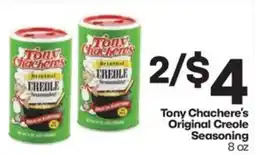 Harp's Market Tony Chachere's Original Creole Seasoning offer