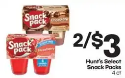 Harp's Market Hunt's Select Snack Packs offer