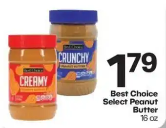 Harp's Market Best Choice Select Peanut Butter offer
