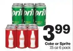 Harp's Market Coke or Sprite offer