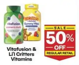 Harp's Market Vitafusion & Li'l Critters Vitamins offer