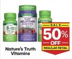 Harp's Market Nature's Truth Vitamins offer