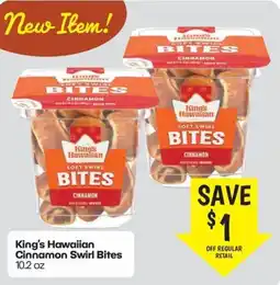 Harp's Market King's Hawaiian Cinnamon Swirl Bites offer