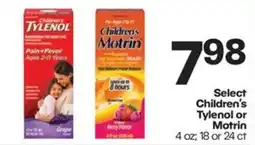 Harp's Market Children's Tylenol or Motrin offer