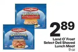 Harp's Market Land O' Frost Select Deli Shaved Lunch Meat offer