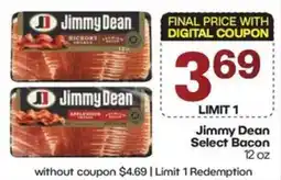 Harp's Market Jimmy Dean Select Bacon offer